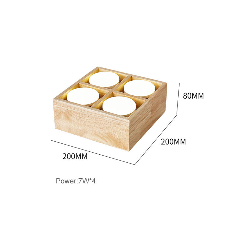 Ozawa Plafondlampen  Geen hoofdlicht, Hout