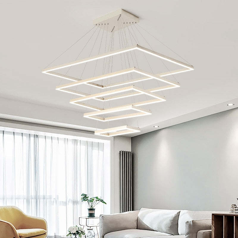 Orsini Design LED Hanglampen Zwart Wit Metaal Eetkamer Slaapkamer