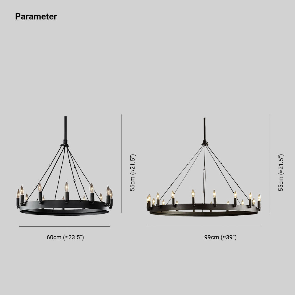 Caspian Industriele LED Hanglamp Zwart Metaal Woon/Slaapkamer Eettafel