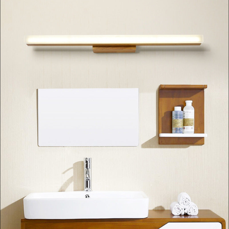Leigh Moderne Minimalistische Lineaire Wandlampen Hout Woonkamer