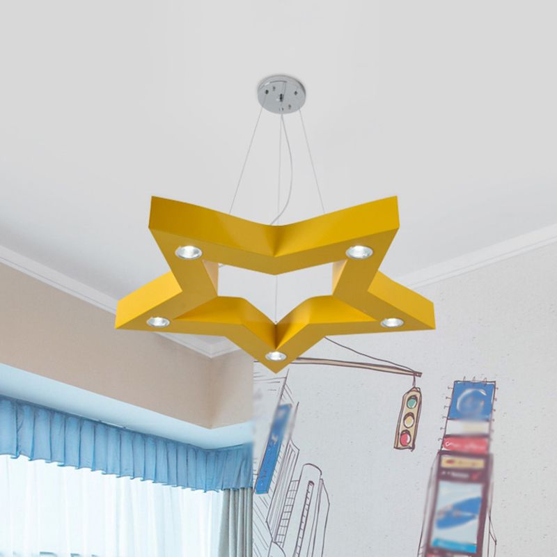 Minori Moderne Design LED Hanglamp Geel/Blauw Metaal Woonkamer