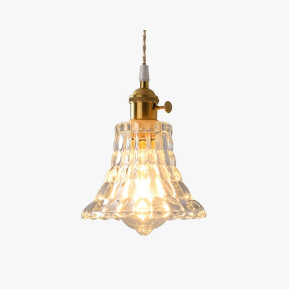 Hailie Vintage Art LED Hanglamp Metaal Glas Slaapkamer Woonkamer