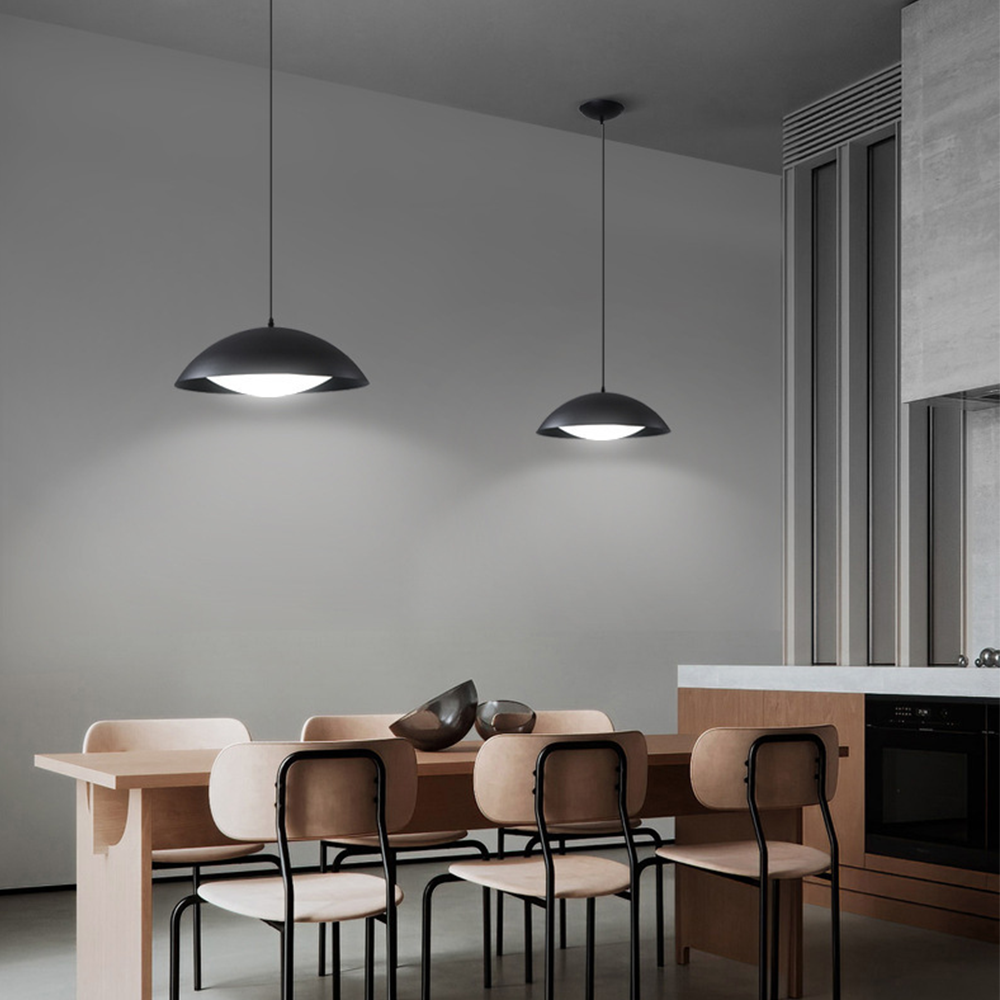 Hailie Moderne Minimalistisch Hanglampen Wit Metaal Eetkamer