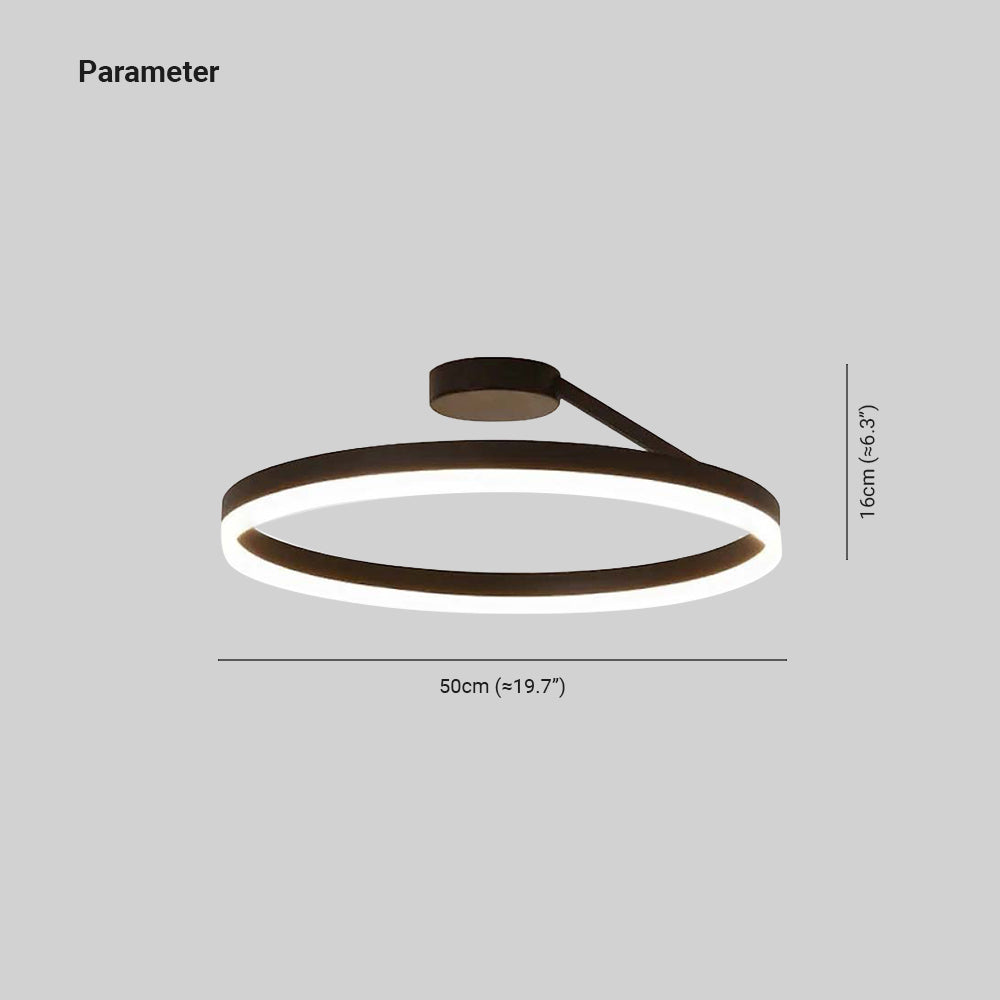 Alonza Moderne Design Gouden LEDPlafondlampen Wit Zwart Metaal