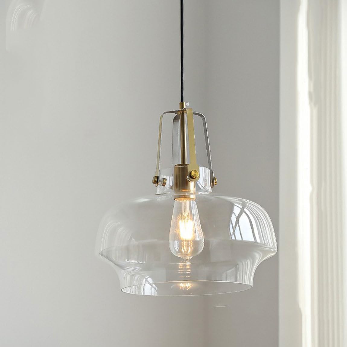 Hailie Modern Uniek Gevormd Hanglampen Glas Metaal Woonkamer Slaapkamer