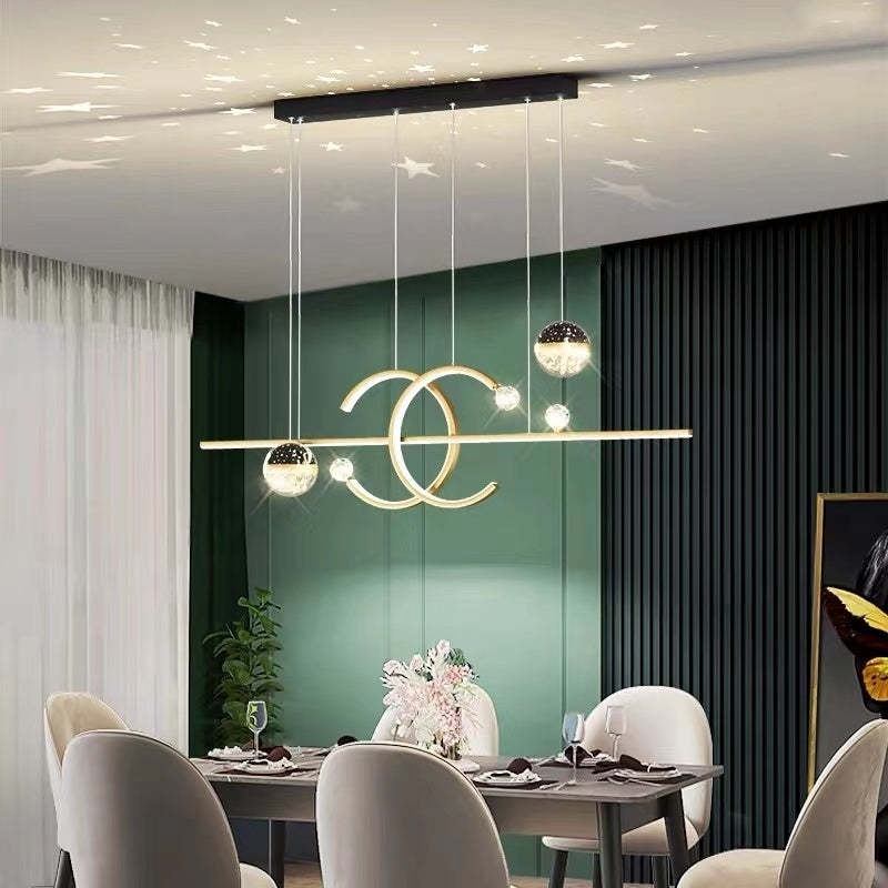 Madina Design LED Hanglamp Metaal Zwart/Goud Eetkamer/Woonkamer