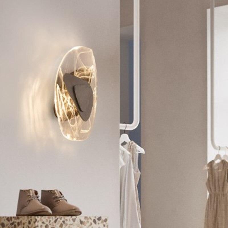 Jade Design Kleine LED Wandlampen Zwart Goud Metaal Slaapkamer