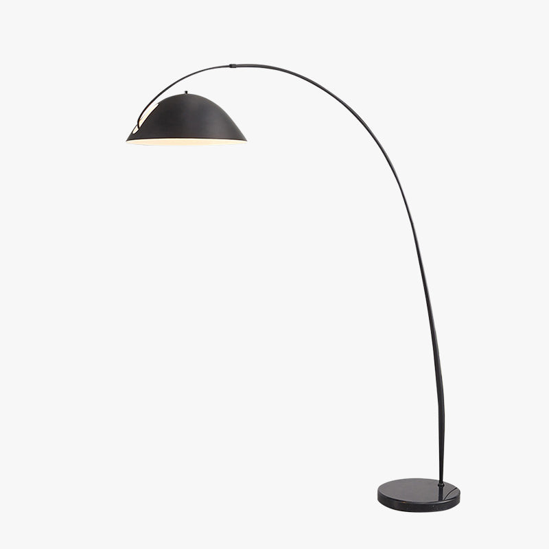 Elio Ronde Moderne LED Vloerlampen Zwart Metaal Eetkamer Slaapkamer