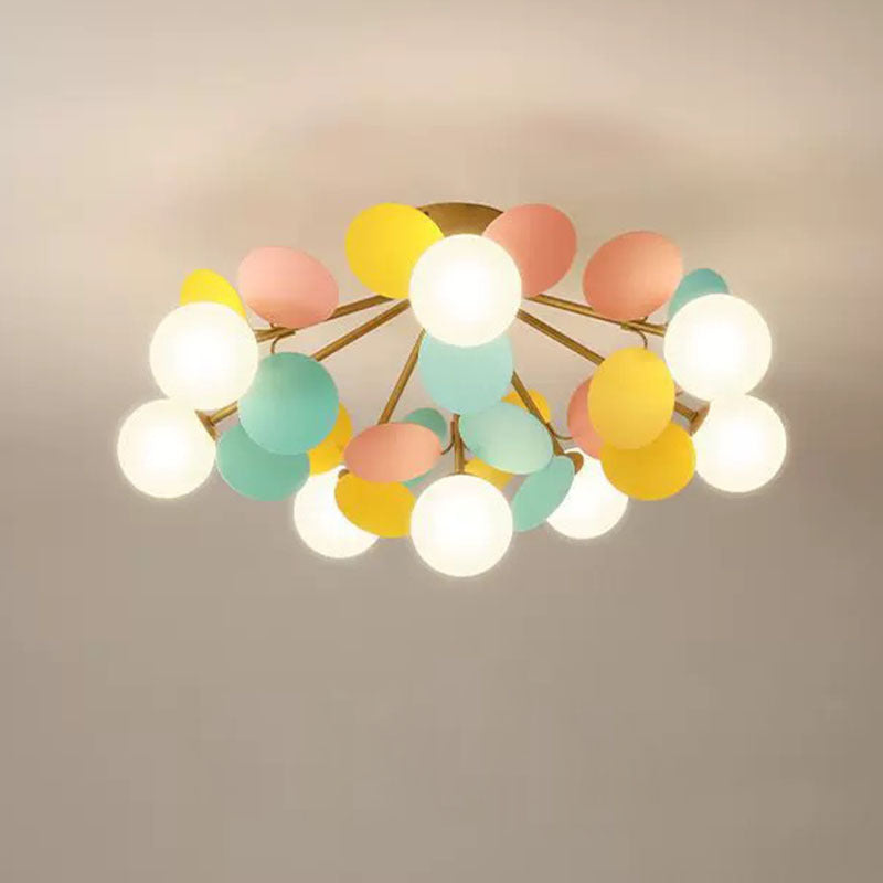 Jevon Design LED Plafondlamp Metaal/Acryl Kleur Slaap/Woon/Kinderkamer