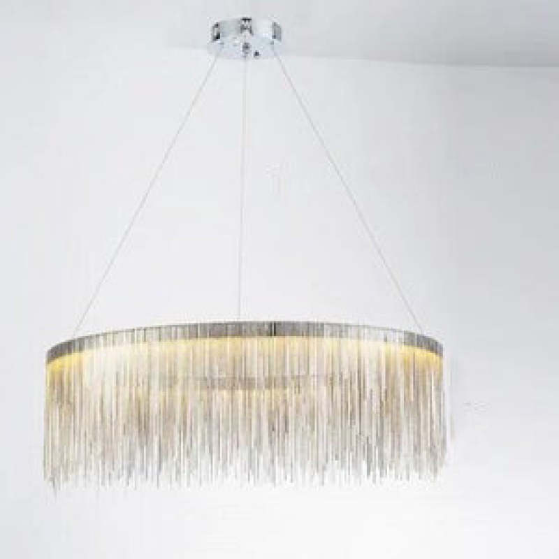 Marilyn Design Grote LED Hanglamp Zwart Wit Gouden Metaal  Woonkamer