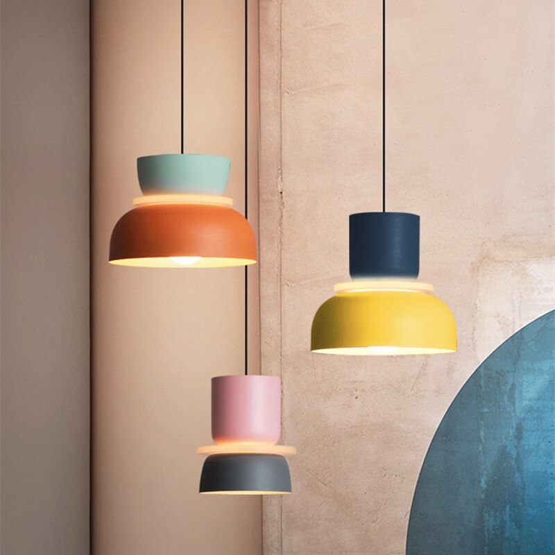 Morandi Moderne Hanglampen Contrast Kleur Metaal Woonkamer Slaapkamer