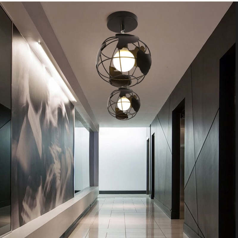 Herbert Design LED Zwart Wit Metaal Eetkamer Slaapkamer Woonkamer