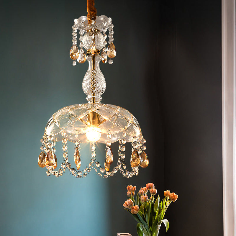 Kristy Luxe Kristal Hanglampen Glas Metaal Slaapkamer Eetkamer