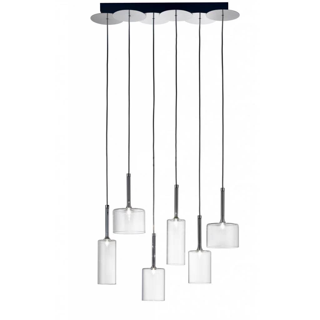 Kristy Moderne Design LED Hanglamp Glas Transparant Woonkamer