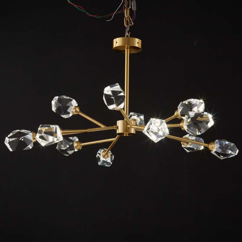 Kristy Modern LED Kroonluchter Gouden Metaal Woonkamer Eetkamer Bar