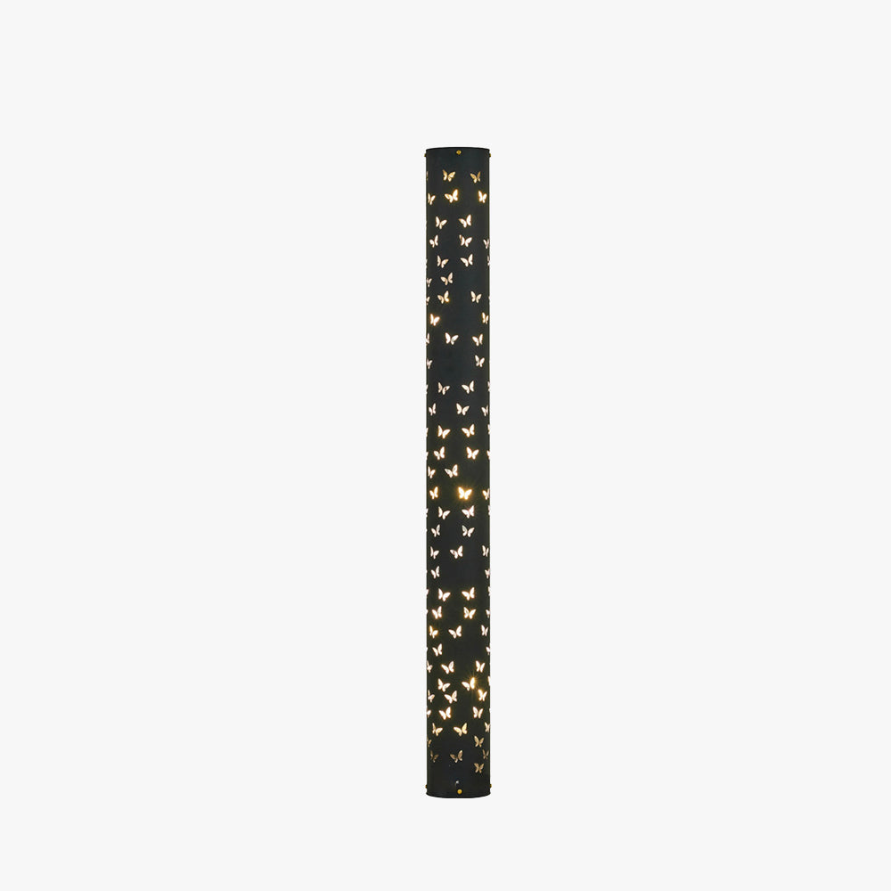 Kady Ronde LED Vloerlamp Wit Zwart Metaal Eetkamer Studeerkamer