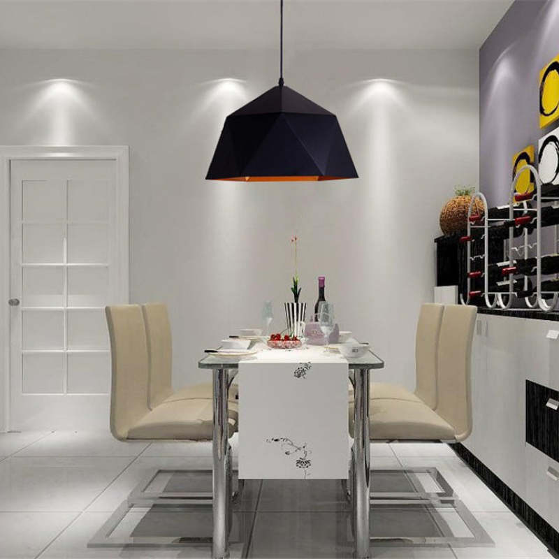 Morandi Moderne Kleine LED Hanglampen Geel Blauw Metaal Eetkamer