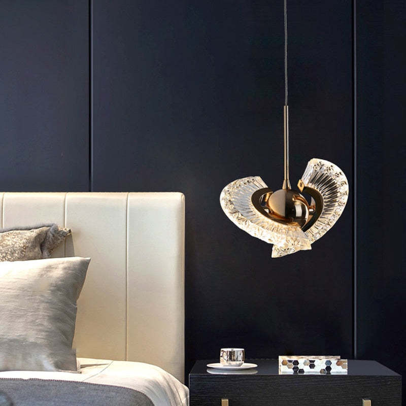 Kristy Modern Draaibaar Hanglamp Goud Metaal Acryl Woonkamer Slaapkamer