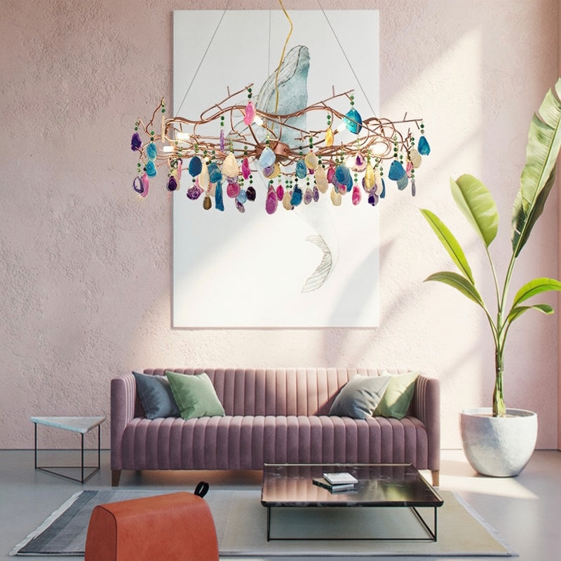 Morandi Design LED Hanglamp Metaal/Stone Slaapkamer Woonkamer