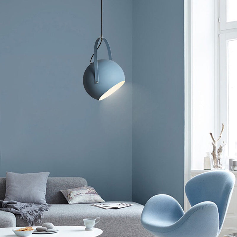Morandi Moderne LEDHanglamp Geel/Blauw/Roze/Gary Metaal Slaap/Kinder/Woonkamer