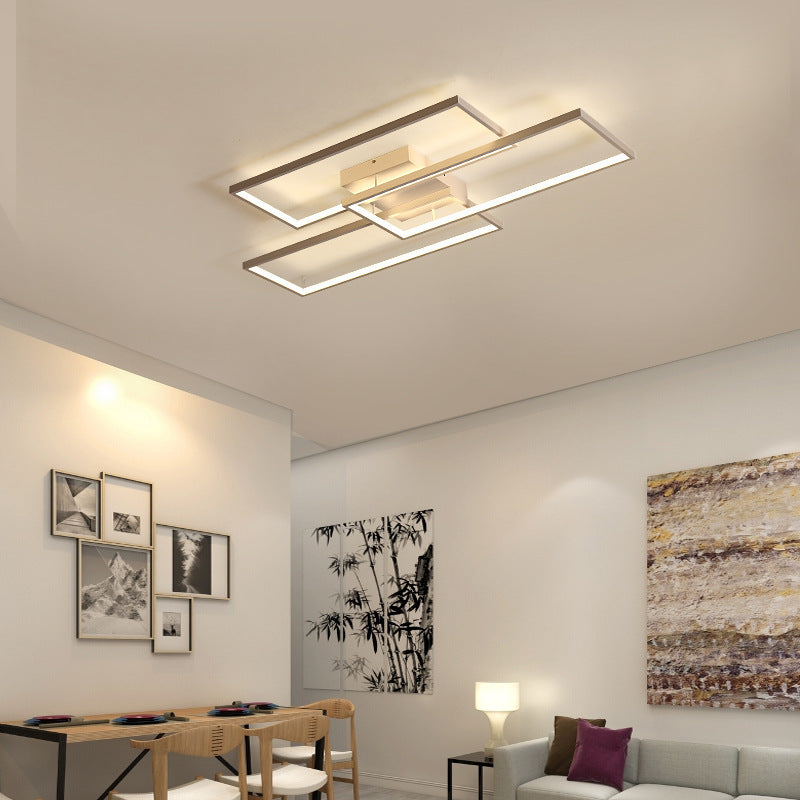 Orsini Industrie LED Plafondlampen Gouden Metaal Woonkarmer Slaapkamer