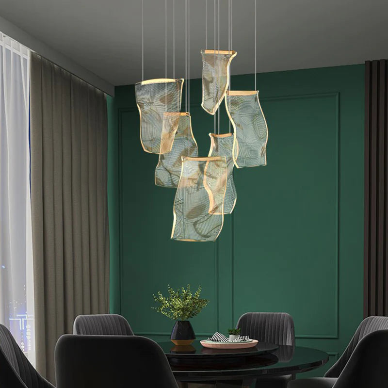 Marylin Retro LED Kroonluchter Ronde Metaal Slaapkamer Woonkamer