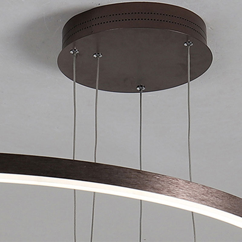 Alonza Moderne Grote  Hanglampen Wit Metaal Slaapkamer  Woonkamer Tir-Cirkel