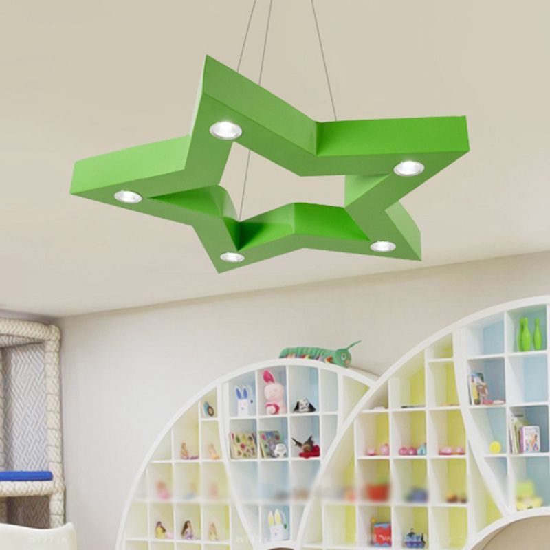 Minori Moderne Design LED Hanglamp Geel/Blauw Metaal Woonkamer