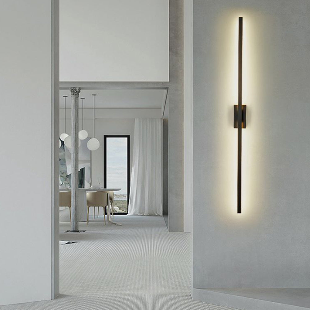 Leigh Minimalistische Wandlamp Zwart Metaal Badkamer Woonkamer