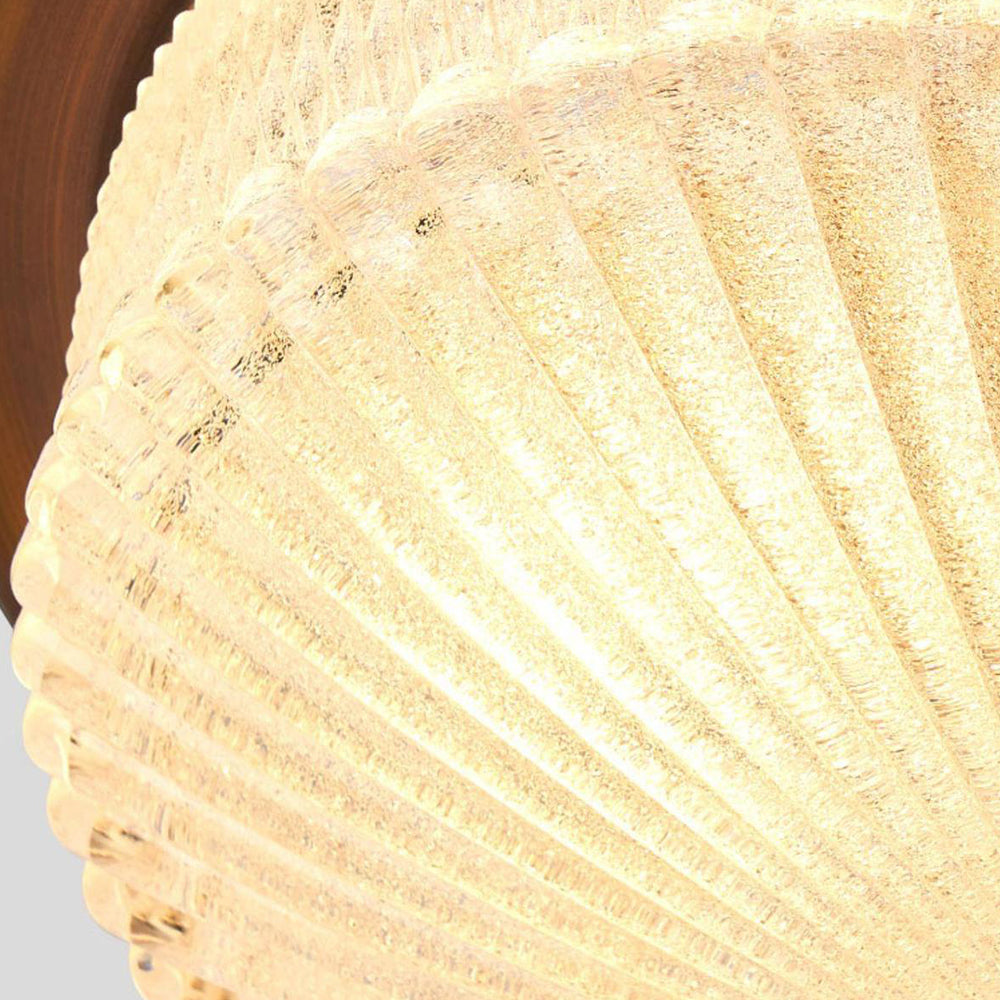 Valerio Vintage Ronde Inbouwmontage Plafondlamp Glas Slaapkamer