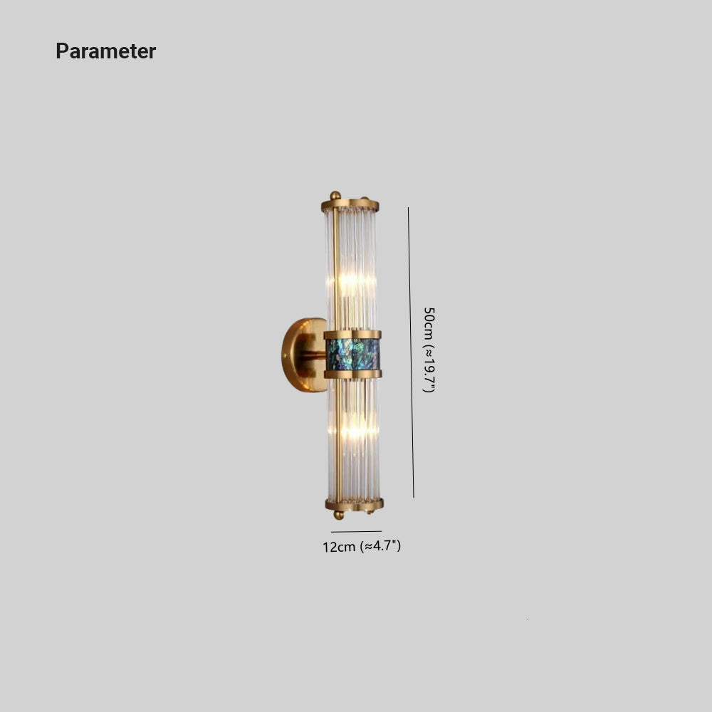Leopold Vintage Design LED Wandlamp Glass Slaapkamer Woonkamer