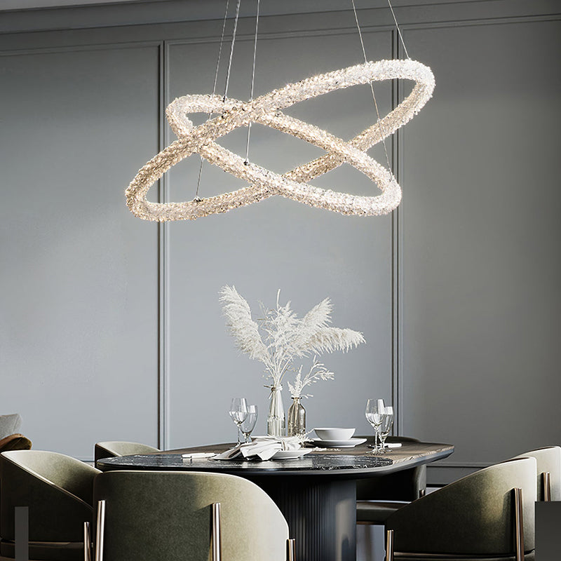 Kristy Modenre Roud LED Hanglamp Metaal/Kristal Woonkamer/Slaapkamer