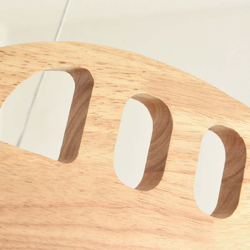 Minori Kleine LED Hanglampen Metaal Hout Slaapkamer Woonkamer