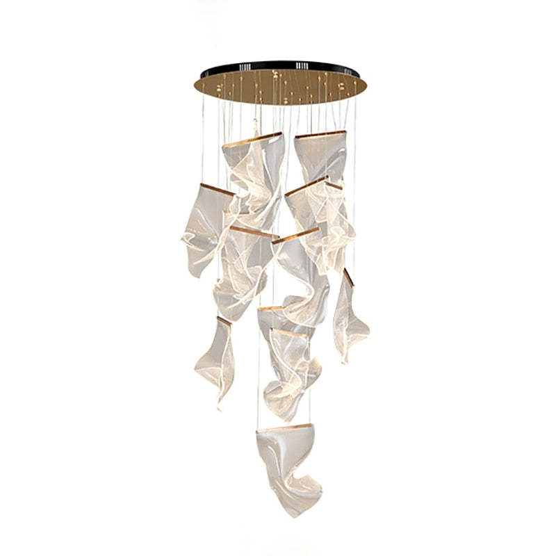 Marylin Retro LED Kroonluchter Ronde Metaal Slaapkamer Woonkamer