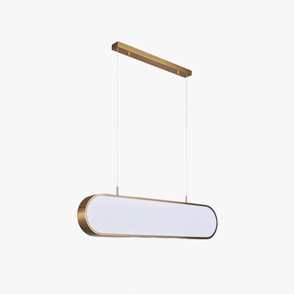 Morandi Moderne Elliptische LED Hanglamp Metaal/Acryl Zwart/Goud/Silver Eetkamer
