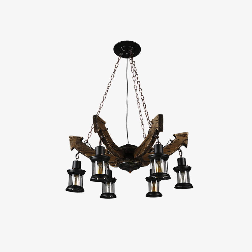 Brio Pendant Light Mid Century/Modern, Metal/Wood, Dining Room