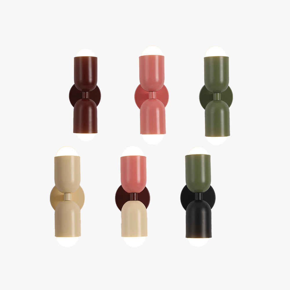 Morandi Design LED Wandlamp Metaal Groen/Roze/Rood Slaap/Eet/Woonkamer