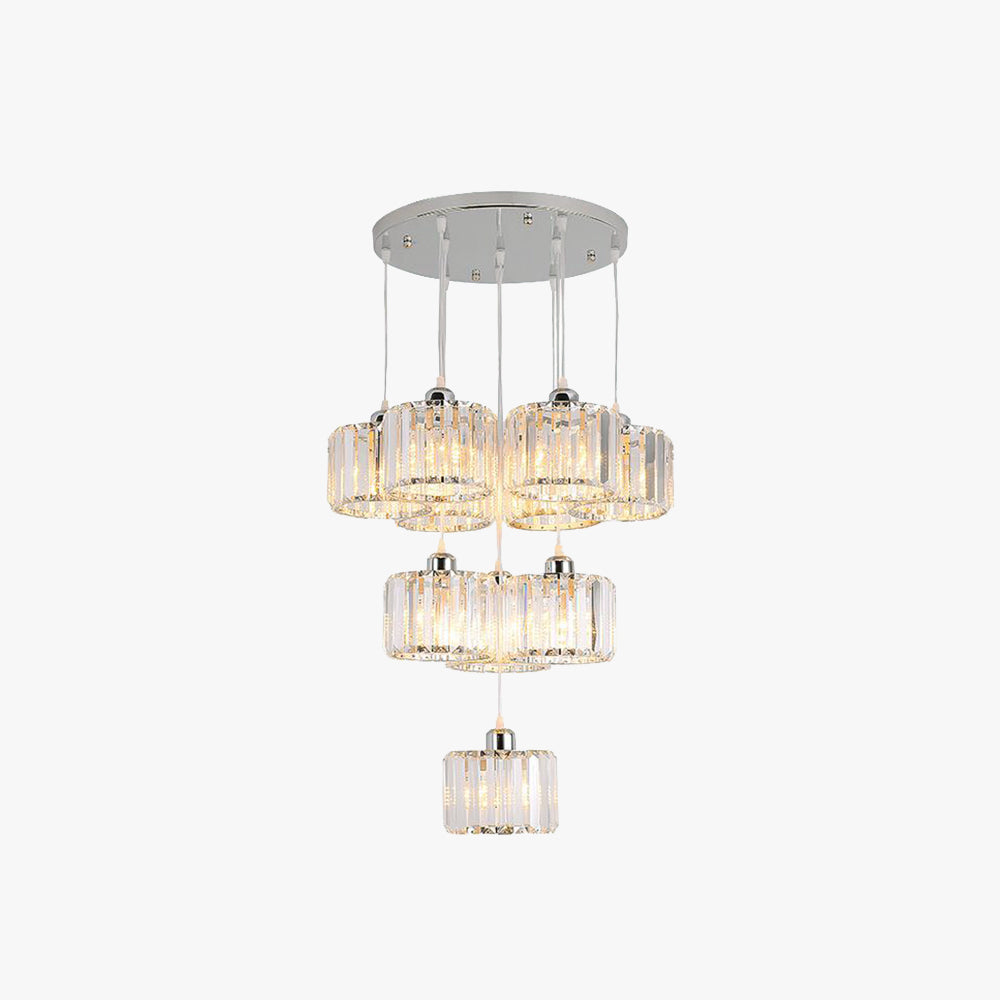Hailie Moderne Design LED Hanglamp Kristal Metaal Woonkamer Keuken
