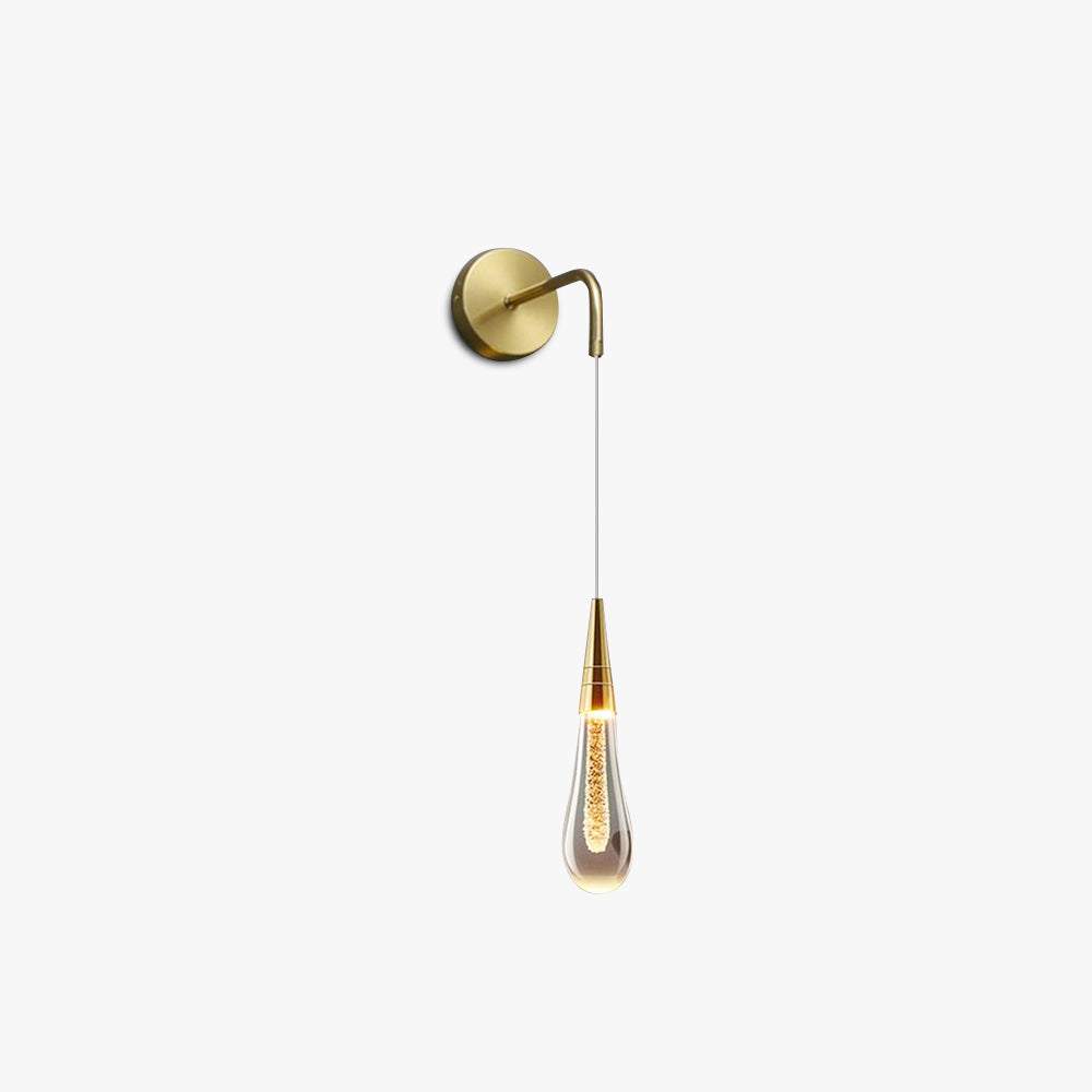 Marilyn Kleine Vintage LED Wandlamp Zwart Goud Metaal Slaapkamer