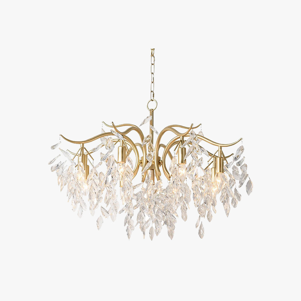 Marilyn Moderne LED Kroonluchter Metaal/Crystal Goud/Zwart Slaap/Woon/Eetkamer