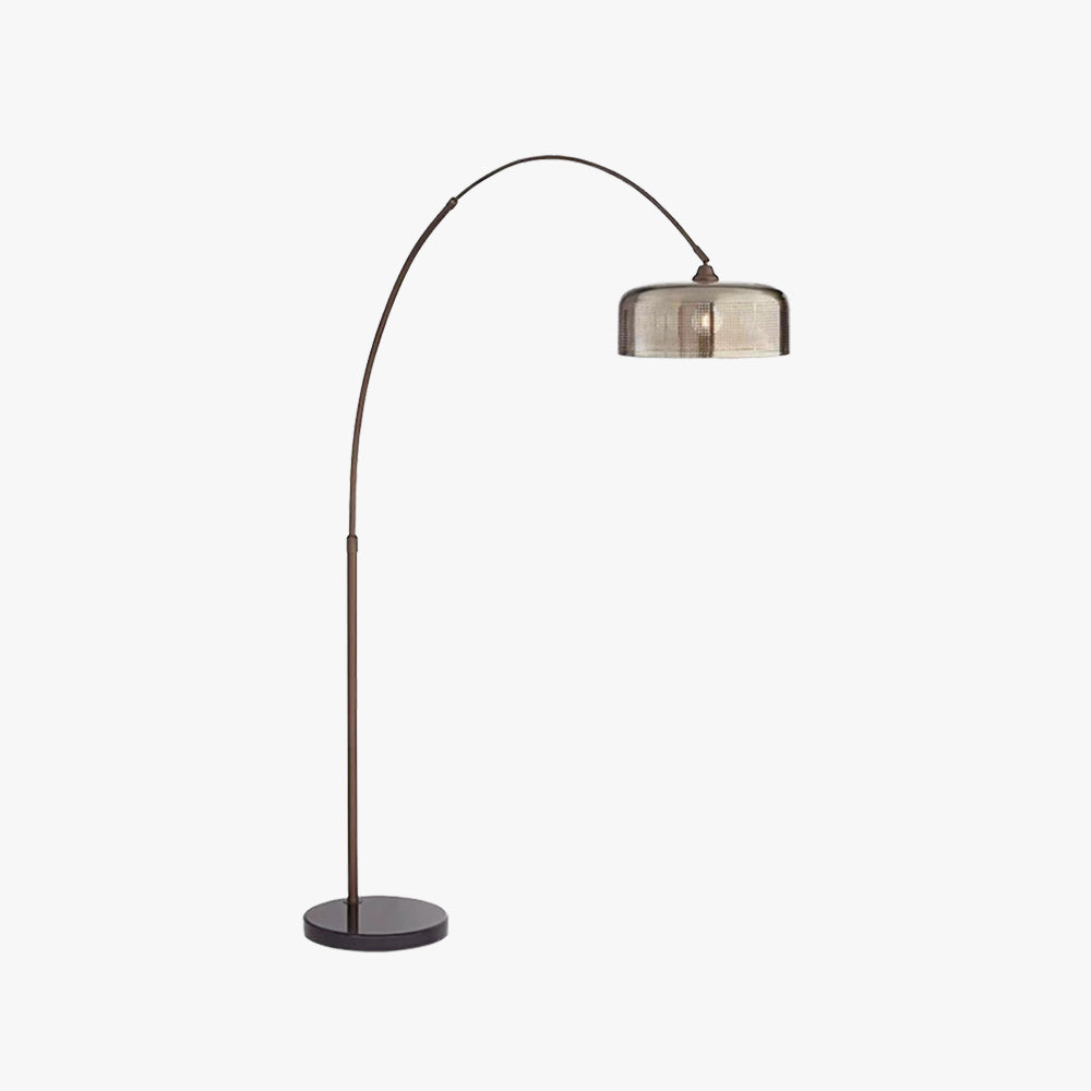Hailie Retro Design LED Vloerlamp Bruin Metaal Eetkamer Slaapkamer