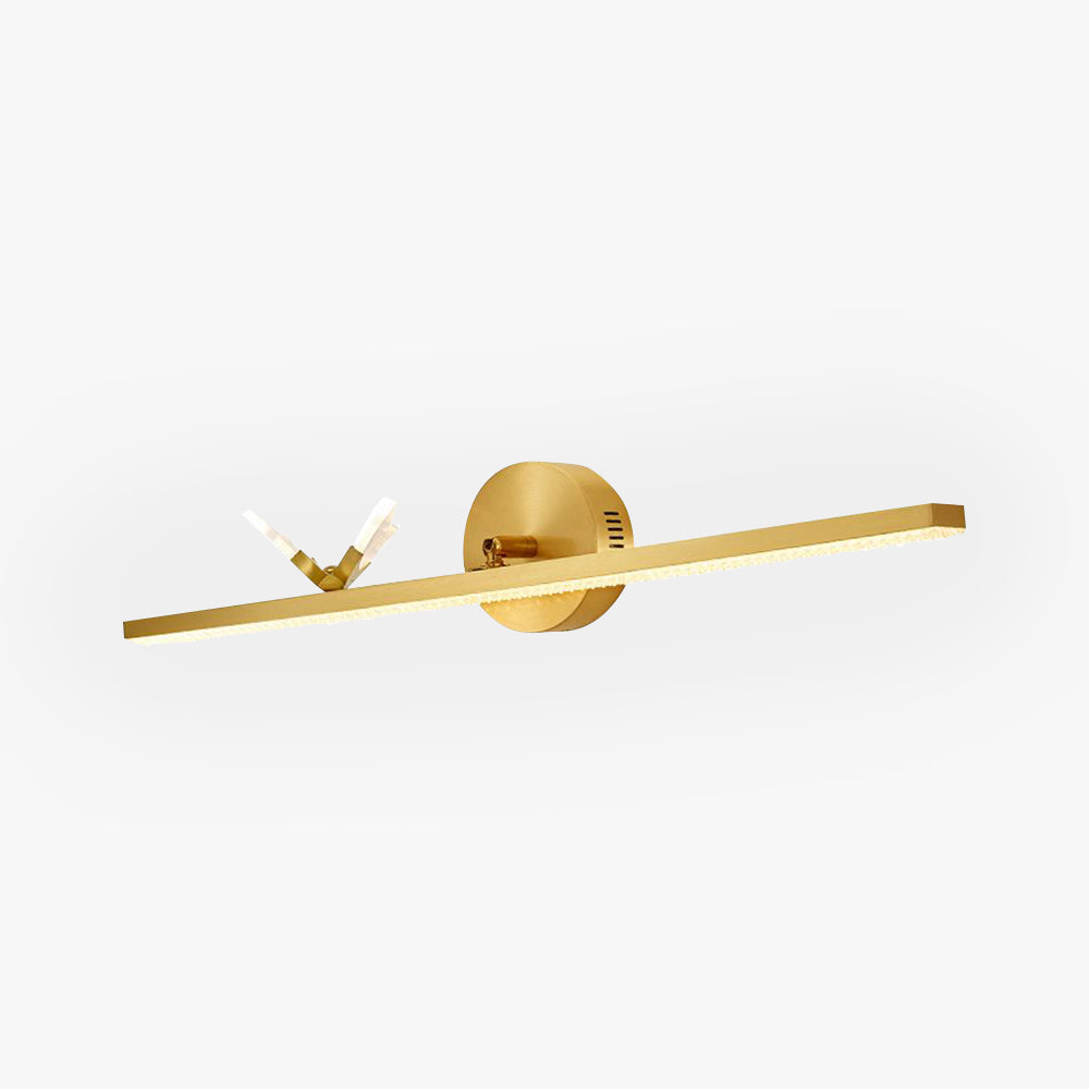 Kady Moderne Design LED Luxe Butterfly Lineaire Wandlamp Metaal/Acryl Goud Woonkamer/Slaapkamer/Badkamer