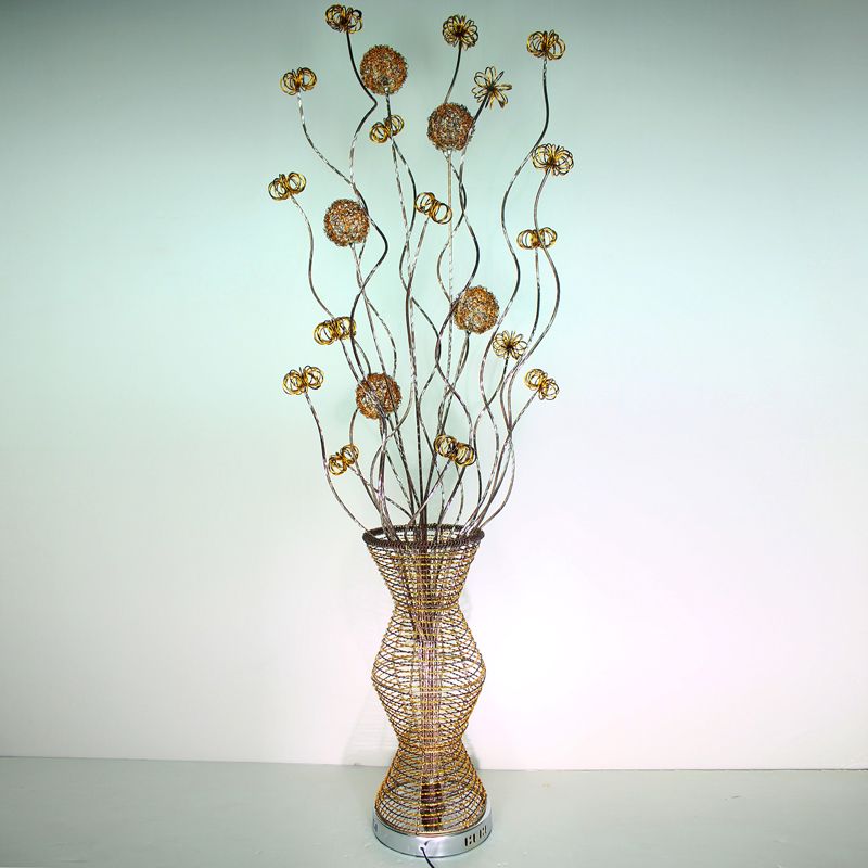 Carina Scandinavian Style Art-deco Handmatig Metaal Vase Goud Voerlamp, Hotel/Woonkamer