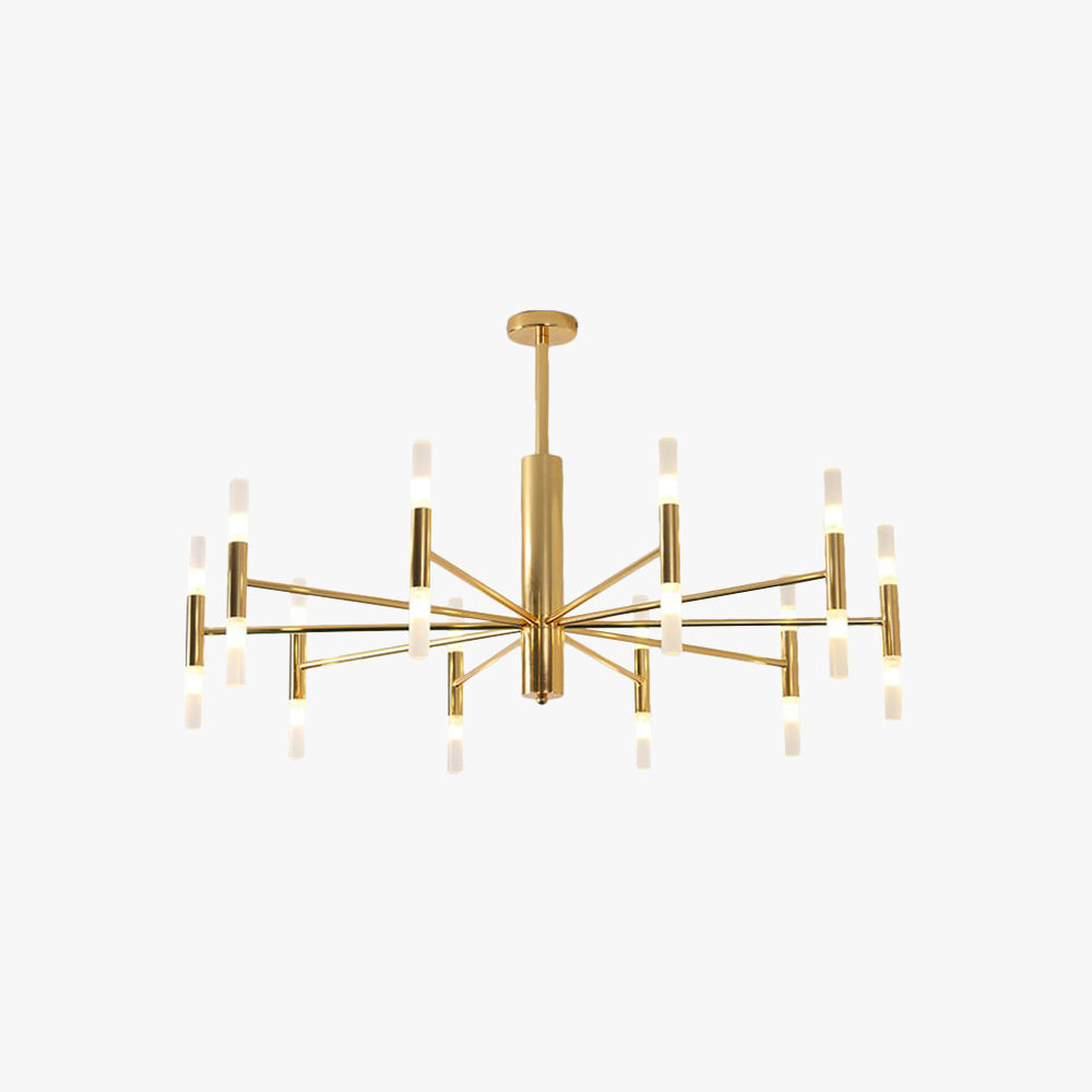 Marilyn Moderne Design LED Kroonluchter Goud Metaal Woonkamer Slaapkamer