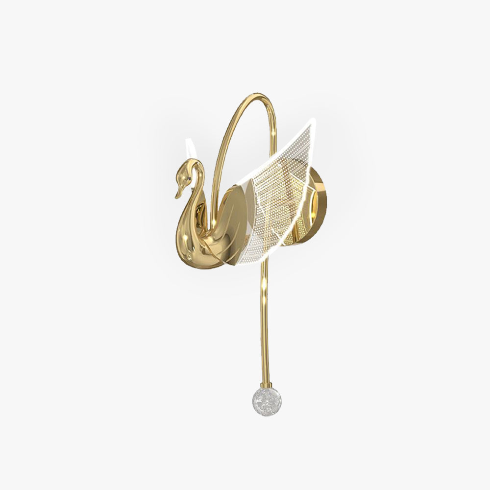 Kady Art Design LED Wandlamp Goud Metaal Eetkamer Slaapkamer