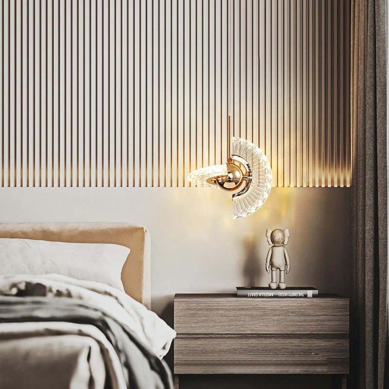 Kristy Modern Draaibaar Hanglamp Goud Metaal Acryl Woonkamer Slaapkamer
