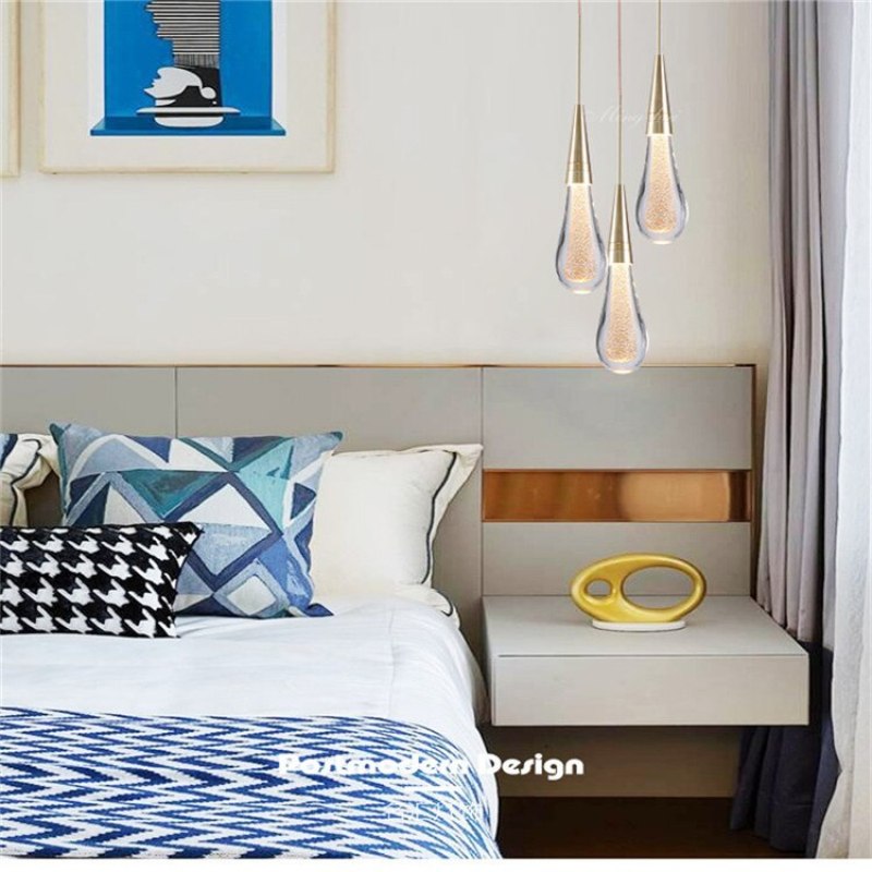 Kristy Kleine LED Hanglampen Goud Kristal Metaal Slaapkamer Eetkamer