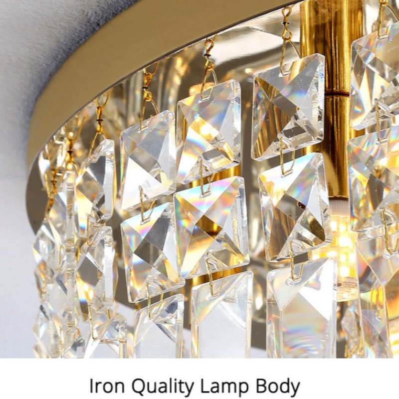 Marilyn Modern Kristal LED Plafondlamp Goud Verlichting Decoratie