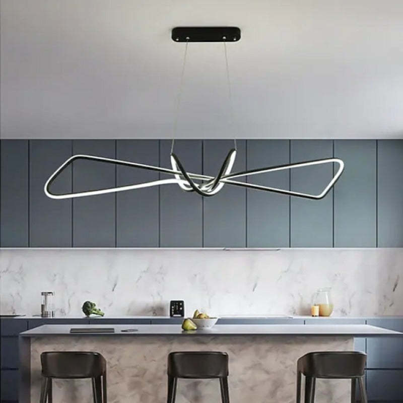 Orsini Design LED Hanglampen Zwart Goud Metaal Eetkamer Woonkamer