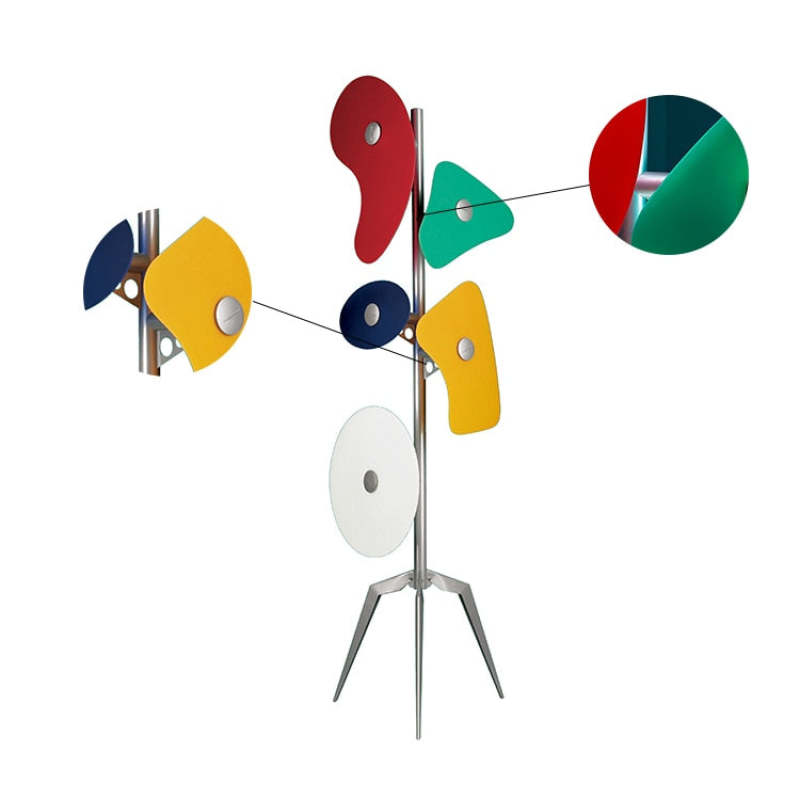 Morandi Moderne LED Vloerlampen Wit Hars Metaal Eetkamer Woonkamer